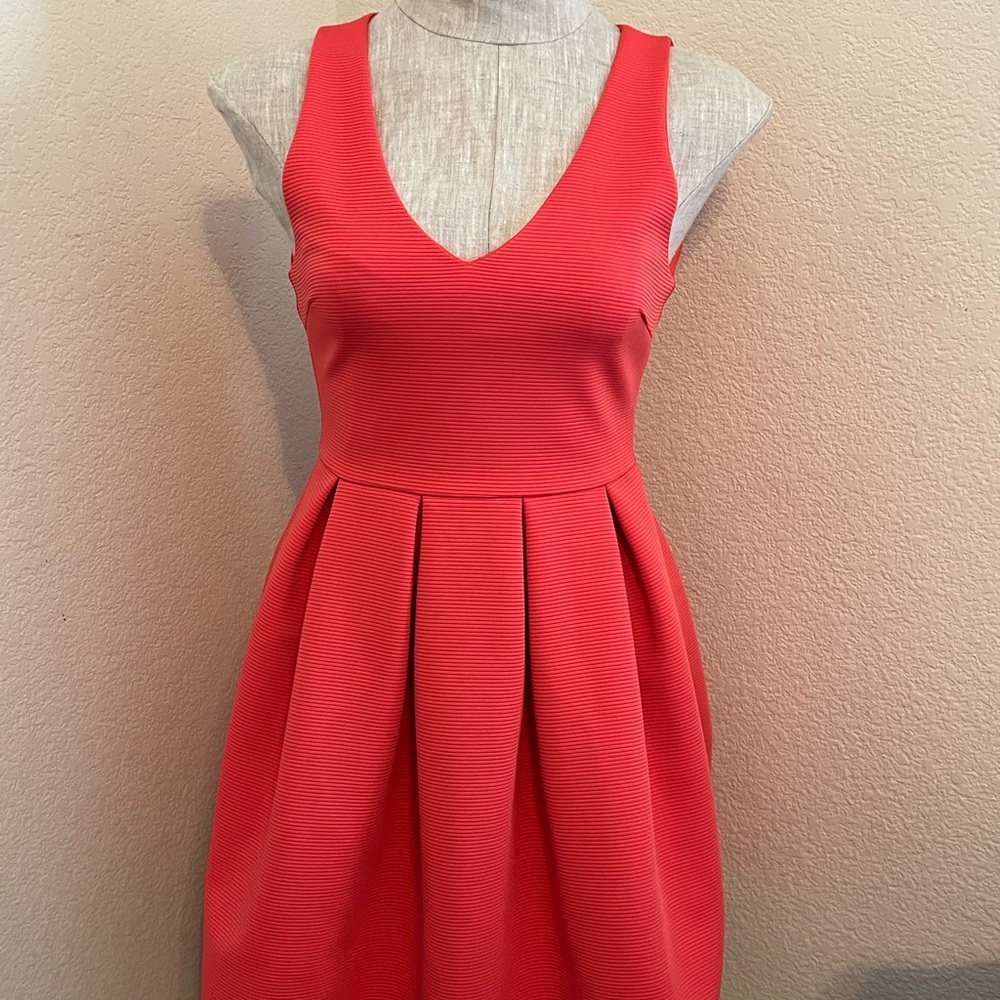 Coral dress